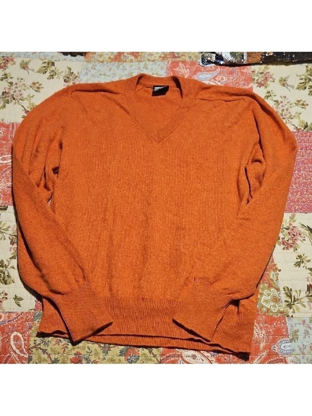 Clan Douglas Nordstrom Sweater Mens Large Scottland 100% Cashmere